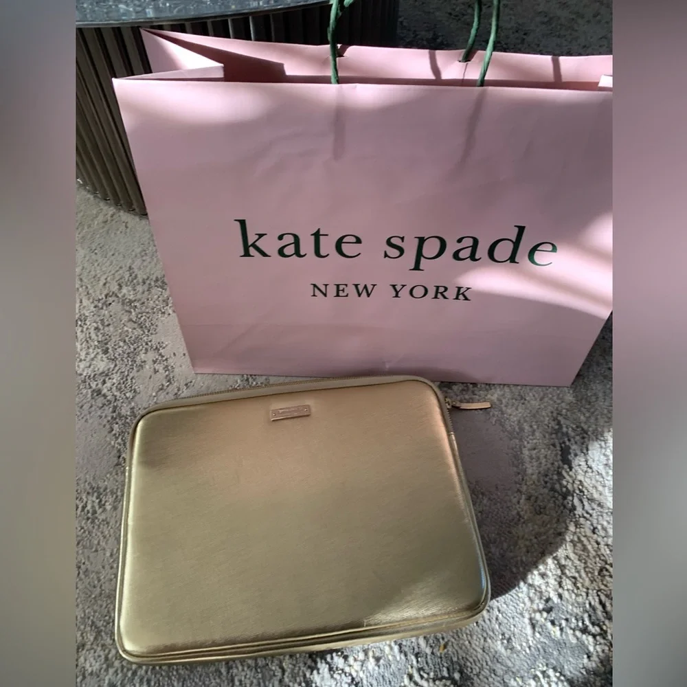 Kate Spade Elegant Gold Tablet Sleeve